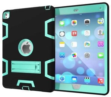 Protective Case Cover With Kickstand For Apple iPad Mini 4 7.9-Inch Black/Green