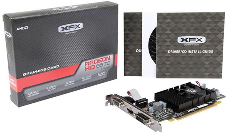 XFX Radeon HD 6570 DirectX 11, 2GB, 128-Bit, DDR3, PCI Express 2.1 Vid Black