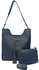 Elegant Leather Women Handbag -Black Color