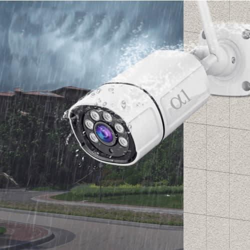 2MP HD 1080P Smart WiFi / Wired / Wireless Outdoor Bullet Camera with Infrared Night Vision