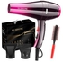 3-Piece Professional Hair Dryer Black/Pink