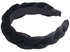 Vintage Style Knotted Hairband Black