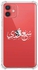 Protective Silicone Case Apple iPhone 12 Mini - Saudi Clear