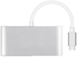 Type C HUB USB-C To Type C PD USB-C 3.0 USB-A 3.0 5Gbps Dongle for Macbook White