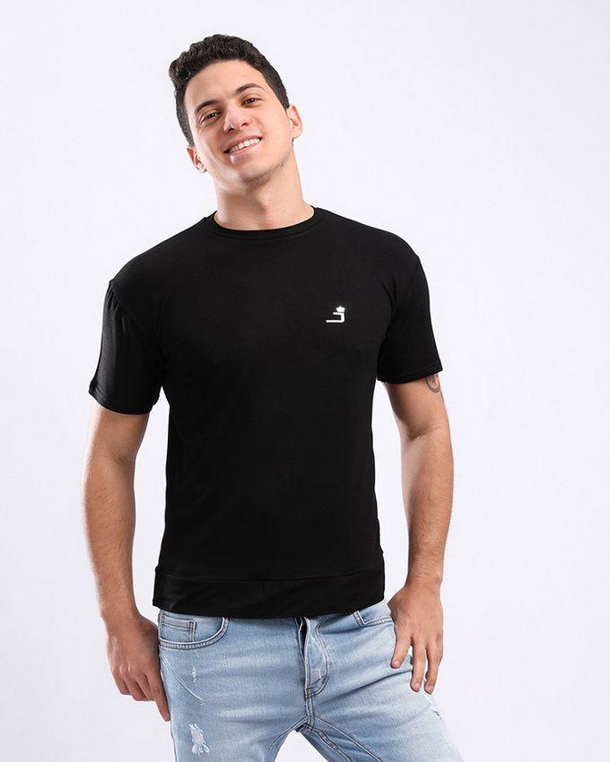 Joe Clothing By Evo JOE Black Solid T-shirt