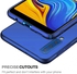 Keysion Samsung Galaxy A7 2018 Case, Hard Thin PC, Blue