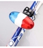 Practical Bicycle Bike Police Front Light Warning Siren Cycling Electric Horn Bell With 6 LED
