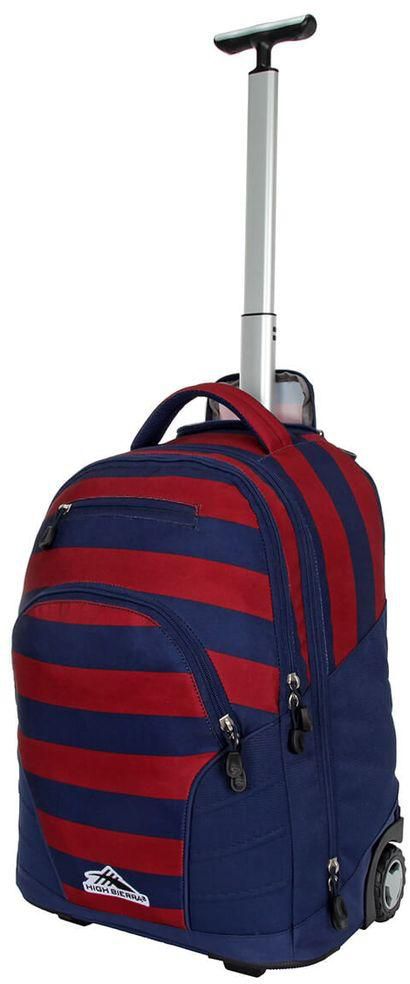 High Sierra Loop Wheeled Backpack Rugby Stripe