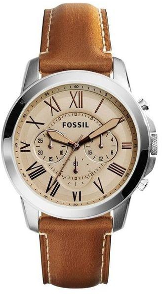 Fossil FS5118 Leather Watch - Brown