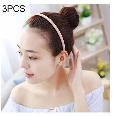 3-Piece Solid Kids Hair Band Pink