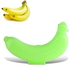 Cute Banana Holder, 3 Colors Can Be Choose Fruit Banana Protector Fruit Protection Case Lunch Container Storage Banana Dish for Office and Outdoor Activities (Green)