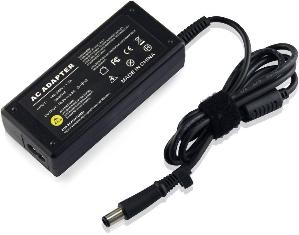 Replacement Adapter for HP 18.5V 3.5A 7.4-5.0 with AC Cable