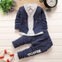 Koolkidzstore Boys Suit Toddler Baby Gentleman Suit Polka Dots Striped Design 1-4T (3 Colors)