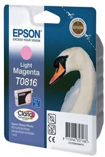 Epson T0816 High Capacity Ink Cartridge, Light Magenta [C13T11164A10]