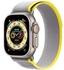 Trail Loop Band Compatible With Apple Watch 8 Ultra 49mm, Nylon Sport Gray Yellow