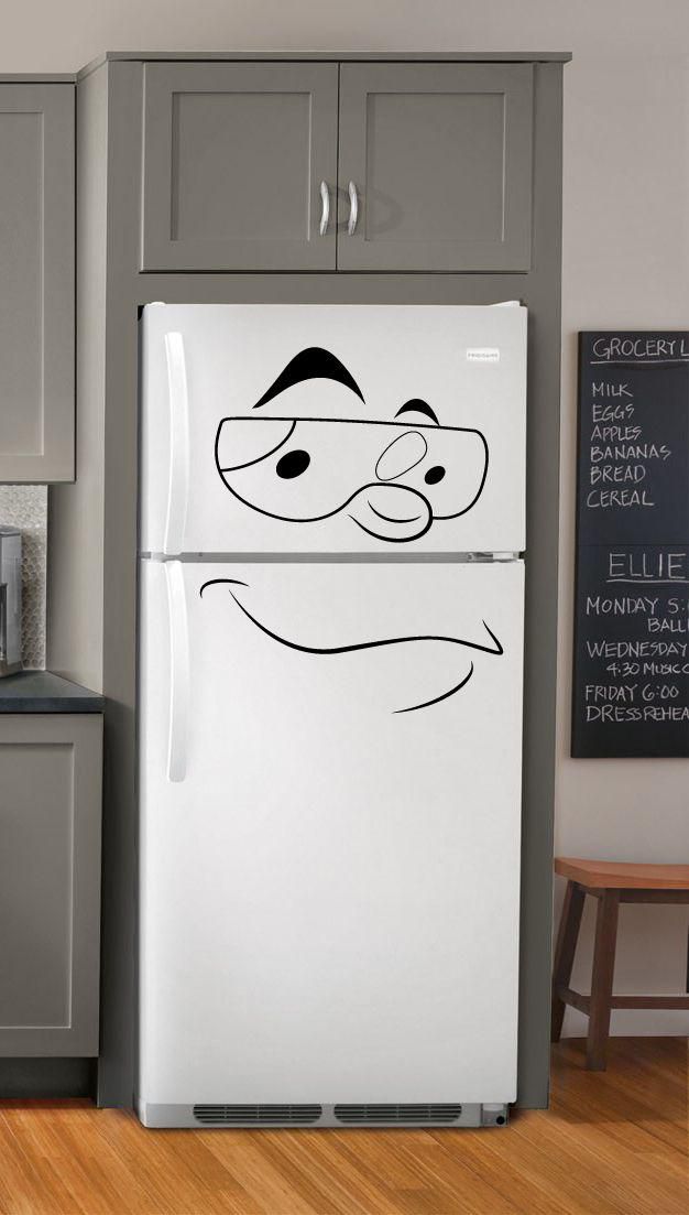 ملصق مرح للثلاجة " قطعتين"