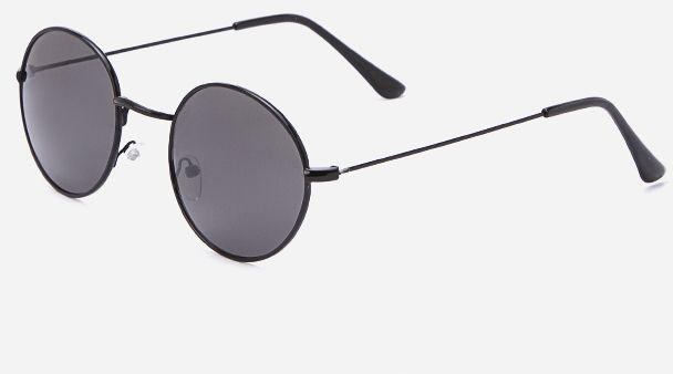 Ravin Round Sunglasses - Black