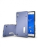 Generic PC + TPU Hybrid Mesh Shell with Kickstand for Sony Xperia Z5 Premium/Dual - Light Blue