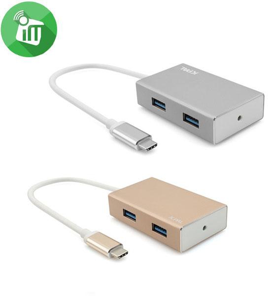 JCPAL LINX Ultra Slim USB-C To 4-Port USB 3.0 Hub