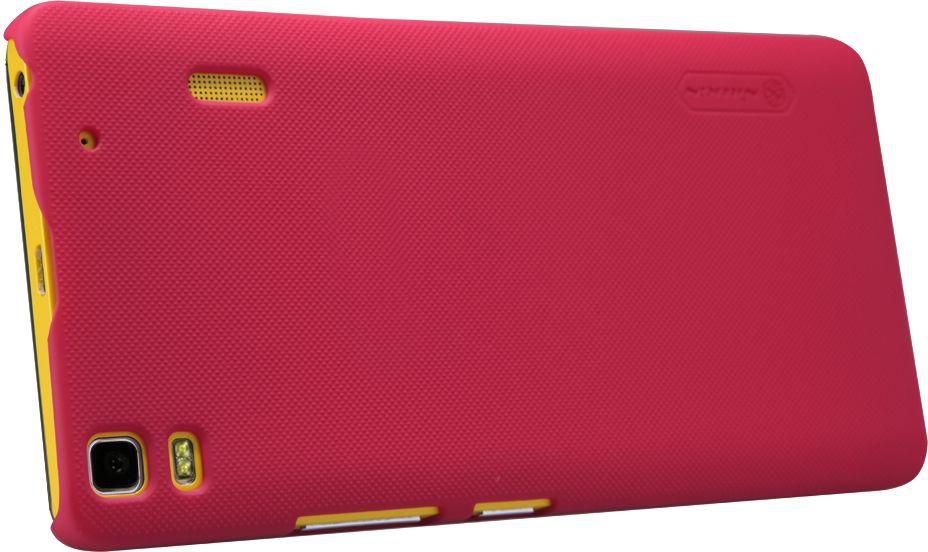 Nillkin Super Frosted Shield Back Cover Case For Lenovo A7000 - Red