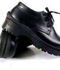 BACK TO SCHOOL BLACK LEATHER ALL WEATHER SHOES FOR KIDS