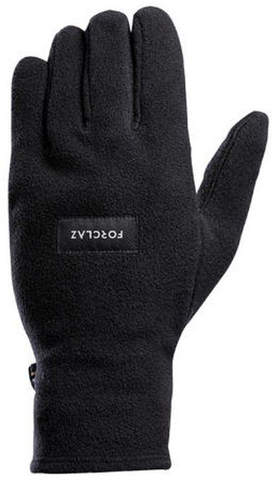 Decathlon Adult Mountain Trekking Recycled Fleece Gloves - MT100 Black