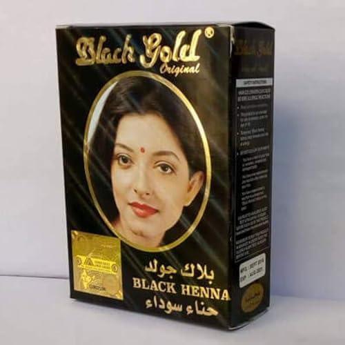 Black Gold Henna Hair Colour 10 Gram Pack of 6 Pouches
