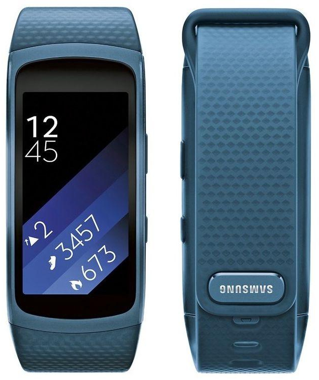 Samsung SM-R3600 Gear Fit2 - Large, Blue