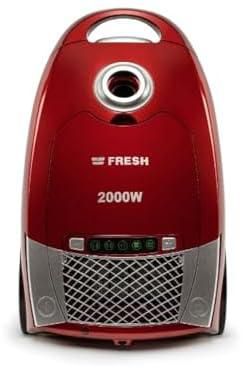 Fresh Magic 2000 Bagged Canister Vacuum Cleaner, 2000 Watt, Red - 500013962