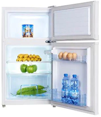 Double Door Refrigerator With Large Freezer Compartment - 80L 