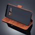 DG.MING Retro Oil Side Horizontal Flip Case For Galaxy S10, With Holder & Card Slots & Wallet (Brown)