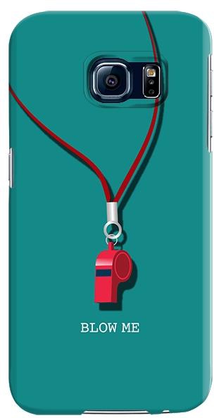 Stylizedd Samsung Galaxy S6 Premium Slim Snap case cover Matte Finish - Blow Me