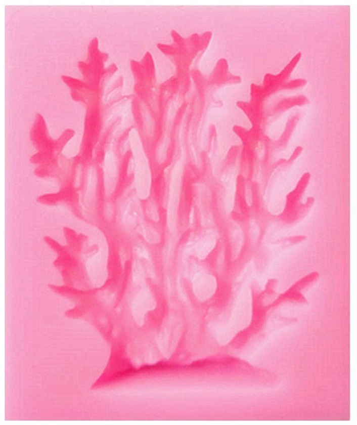 Coral Fondant Cake Mould Pink