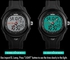 Generic 1157 Men Sport Dual Display Digital Quartz Watch Brand Outdoor Sports LED Waterproof Wristwatches - White