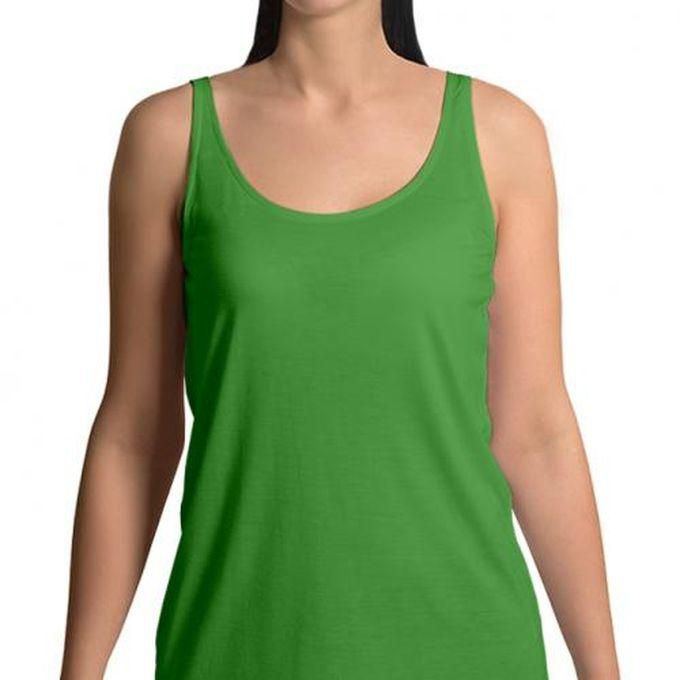 T Shirt Factory Basic Cotton Tank Top - Green