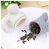 No Brand Tea Infuser Silicone Loose Tea Leaf Strainer Herbal Spice Filter Diffuser White&Grey