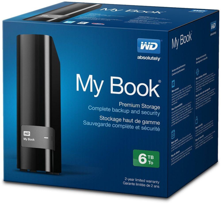 Western Digital MyBook 6TB External Hard Drive Black - WDBFJK0060HBK-EESN
