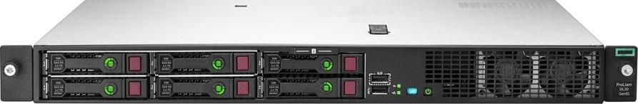 HPE ProLiant DL20 Gen10 RPS Server, Intel Xeon E-2236, Hexa-Core (3.40GHz 12MB) ,16GB DDR4 2666MHz, UDIMM, 4 x Hot-Plug Small Form Factor, 500W RPS Server | P17081-B21