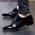 Fashion Men Shoes Large Size Summer Leisure Business Formal Men Leather Shoes Black