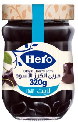 Hero Black Cherry Jam- Light- 320 gm