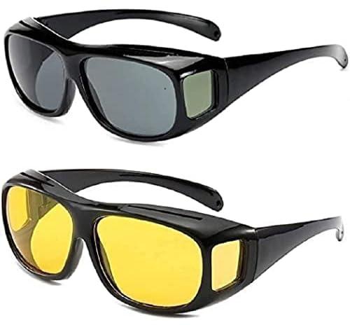 DIBEJI HD Vision Goggles Anti-Glare Polarized Sunglasses Men/Women Driving Glasses Sun Glasses UV Protection All Bikes & Car Drivers