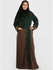 يازاما عباية مع جيوب، اللون: أخضر غامق