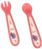 Global Wise Cutlery Set - 2 Pcs - Soft Pink