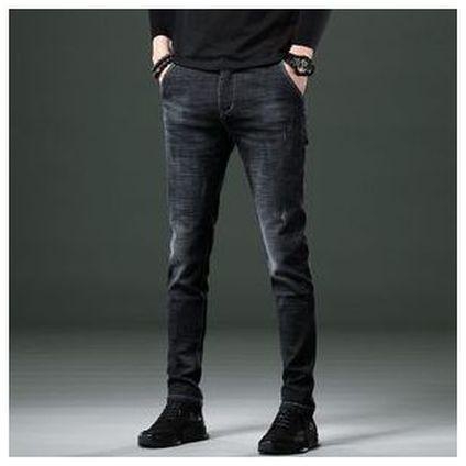 Non Faded Jeans Trouser For Men - - Black