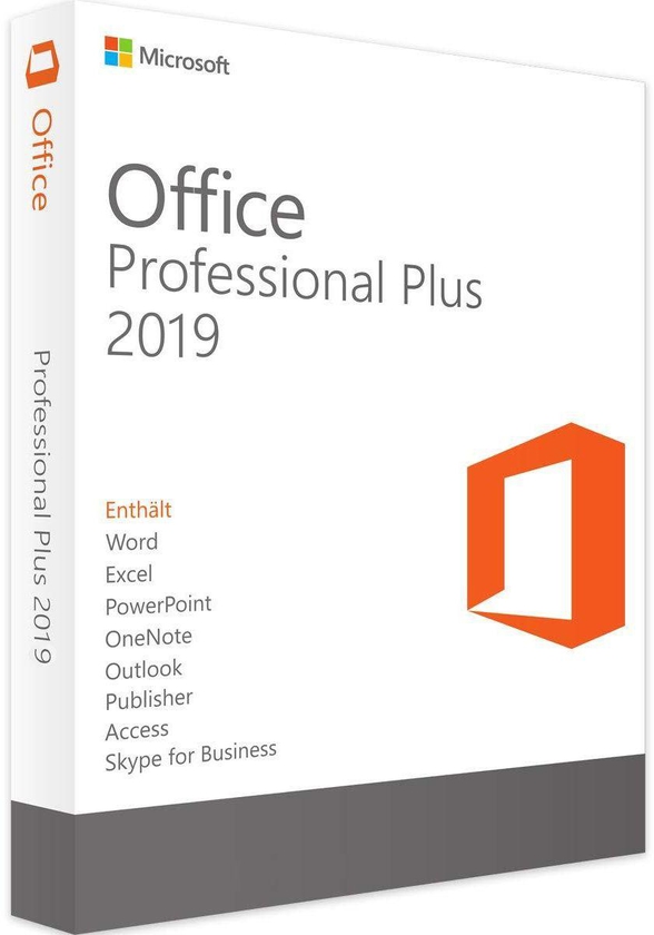 Microsoft Office Professional Plus 2019 - English - DVD