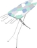 Iron Board Virgin- Multicolour   Ironing Board   Ironing Table with Iron Holder   Foldable &amp; Adjustable 96x30cm