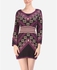 Ravin Printed Short Dress - Purple