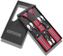Fashion Red Men's Adjustable Suspenders With Silver Clip
