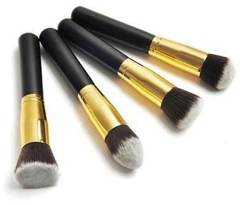 4-Piece Synthetic Kabuki Makeup Brush Set