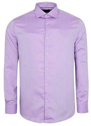 Men's Long Sleeve Shirt - Purple